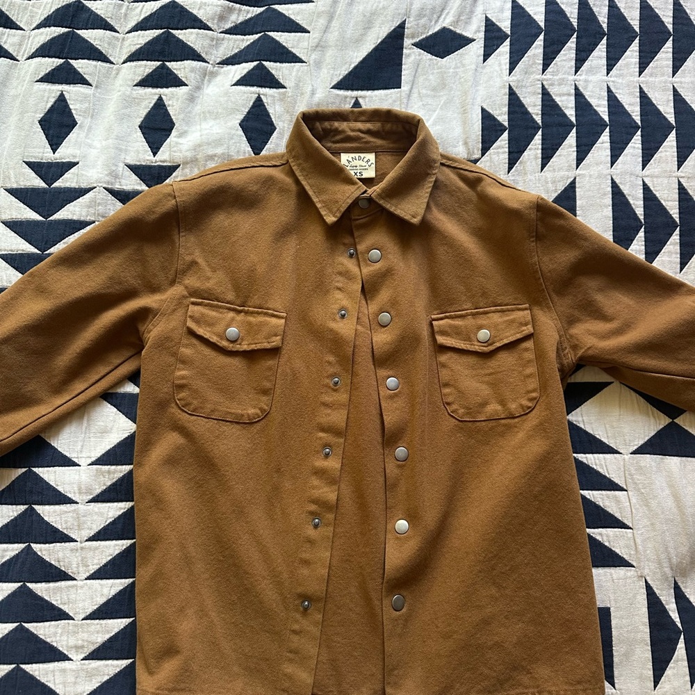 Lander’s Unisex Brown Canvas Jacket